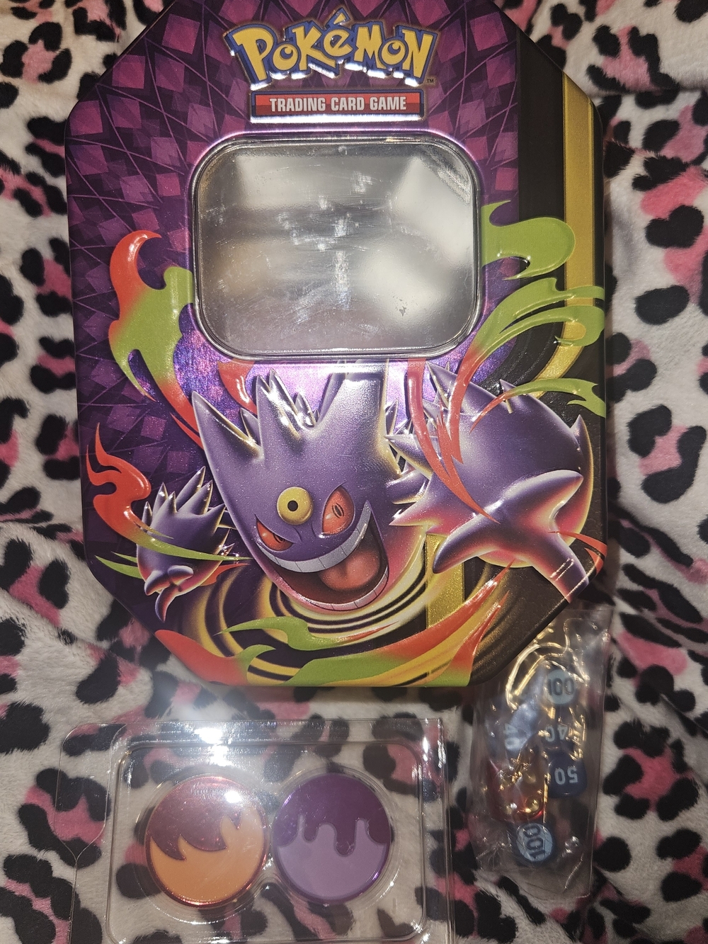 Pokémon Gengar Tin - Purple & Multicolor Trading Card Game Tin